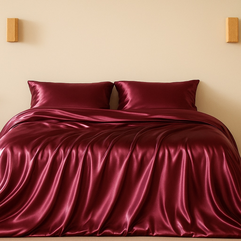 3pc Silk Duvet Set